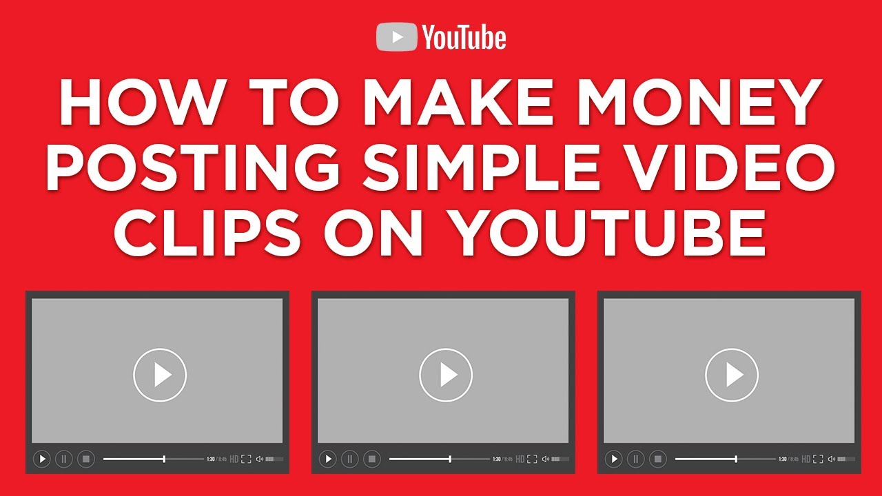 How To Make Money Posting Simple Clips On YouTube ($100+ Per Day) Make