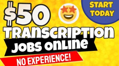 At Home Transcription Jobs Typing What You Hear | How To Make $20 - $50 Per Day Online