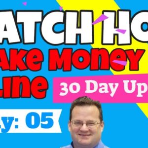 How I Make Money Online | Day 5 Update |  Clickbank Training