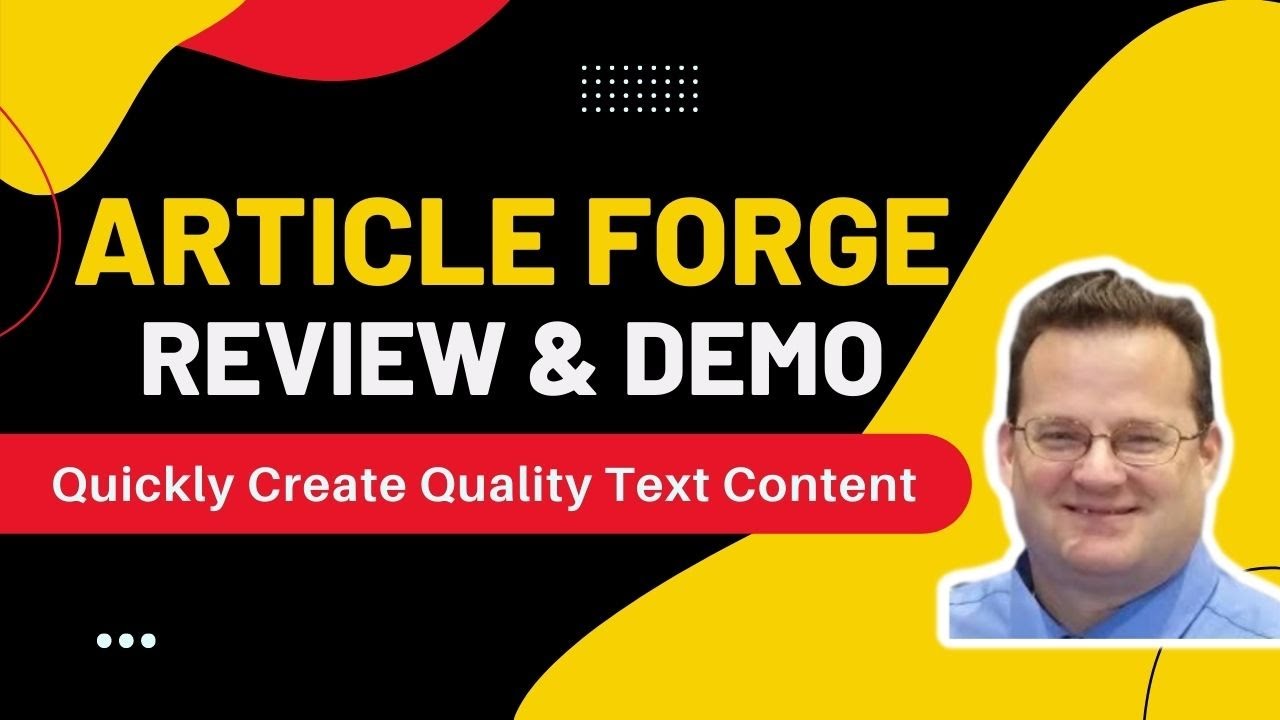 Article Forge Review And Demo Quickly Create Quality Content With