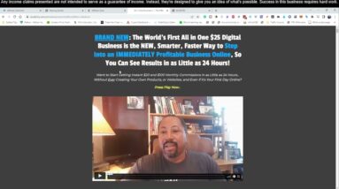 The My $25 All In One Online Business (Video #1)