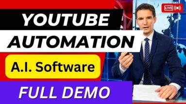 A.I. Software = YouTube Automation (No Face Channels) - FULL DEMO Using A.I. Software For Automation
