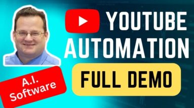 A.I. Software = YouTube Automation (No Face Channels) - FULL DEMO Using A.I. Software For Automation