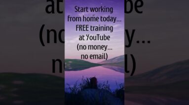 Work From Home Business - FREE Training #shorts