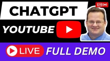 ChatGPT Makes YouTube Videos: FULL DEMO [AI ChatGPT Creates YouTube Videos For Affiliate Marketing]