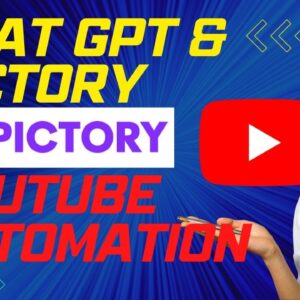 ChatGPT AI and AI Video Software For YouTube Automation [FULL TUTORIAL] ChatGPT & Pictory AI