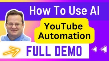 How To Use AI For YouTube Automation and Affiliate Marketing [FULL DEMO] YouTube Automation