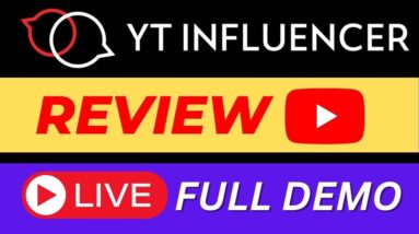 YT Influencer Review & Demo [Inside Member's Area] Chris Derenberger YT Influencer Review