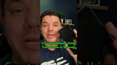 This AI WEBSITE Will Blow Your Mind! Create A Website With Your Phone! 🤯 #shorts
