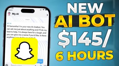 NEW AI Bot That Pays $145 Every 6 Hours To Complete Beginners
