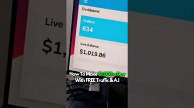 Make $1,019 Takes 10mins Daily With FREE Traffic + Ai + Affiliate Marketing🤯