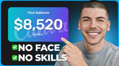 Easy $850/Day CANVA YouTube Shorts Tutorial for Beginners (2024)