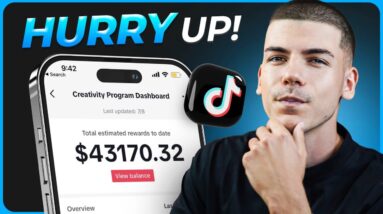 Laziest $10,000/Month TikTok Creativity Program Tutorial for Beginners (2024)