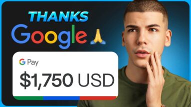 Wtf? Earn $1,750/Day Using GOOGLE AI App For FREE (Make Money Online 2024)